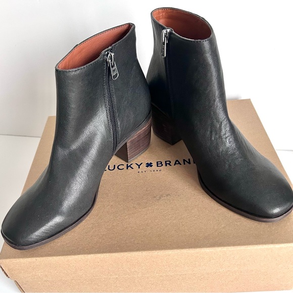 Lucky Brand Shoes - NEW IN BOX Lucky Brand Mazzee Black Ankle Boots. Black. Size: 7
